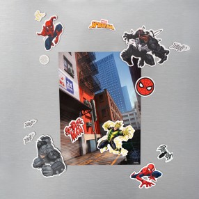 Set imanes troquelados Spiderman Marvel