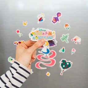 Set imanes troquelados Alicia en el Pais de las Maravillas Disney