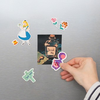 Set imanes troquelados Alicia en el Pais de las Maravillas Disney