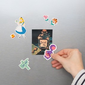 Set imanes troquelados Alicia en el Pais de las Maravillas Disney