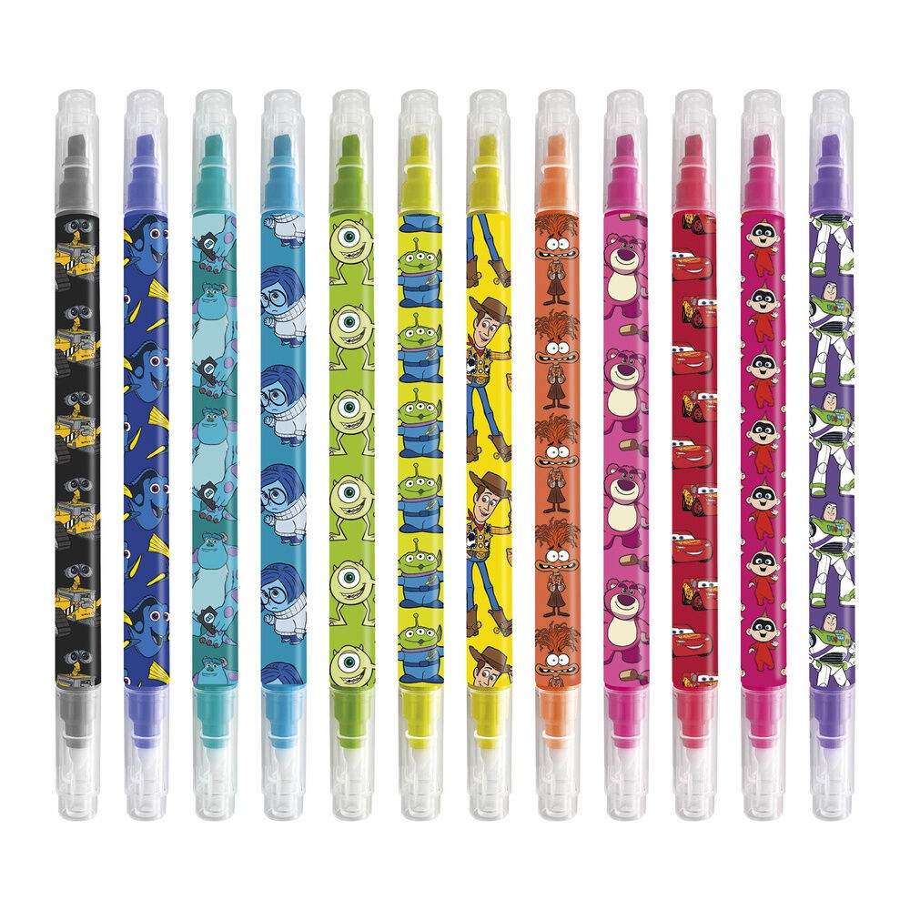 Set 12 rotuladores borrables Disney Pixar