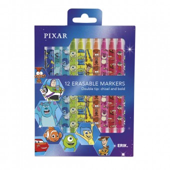 Set 12 rotuladores borrables Disney Pixar
