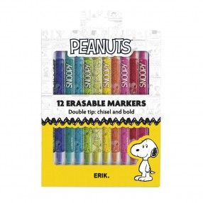 Set 12 rotuladores borrables Snoopy