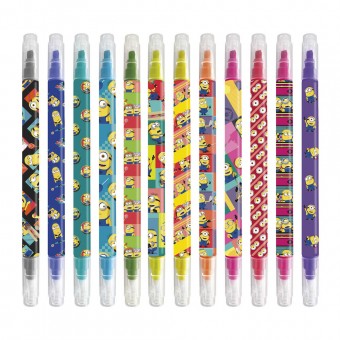 Set 12 rotuladores borrables Minions