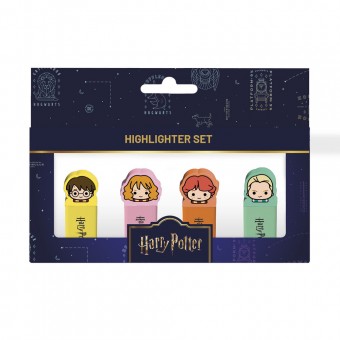 Set 4 subrayadores topper Harry Potter
