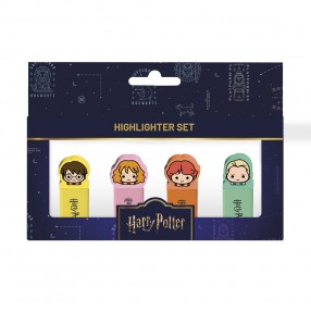 Set 4 subrayadores topper Harry Potter