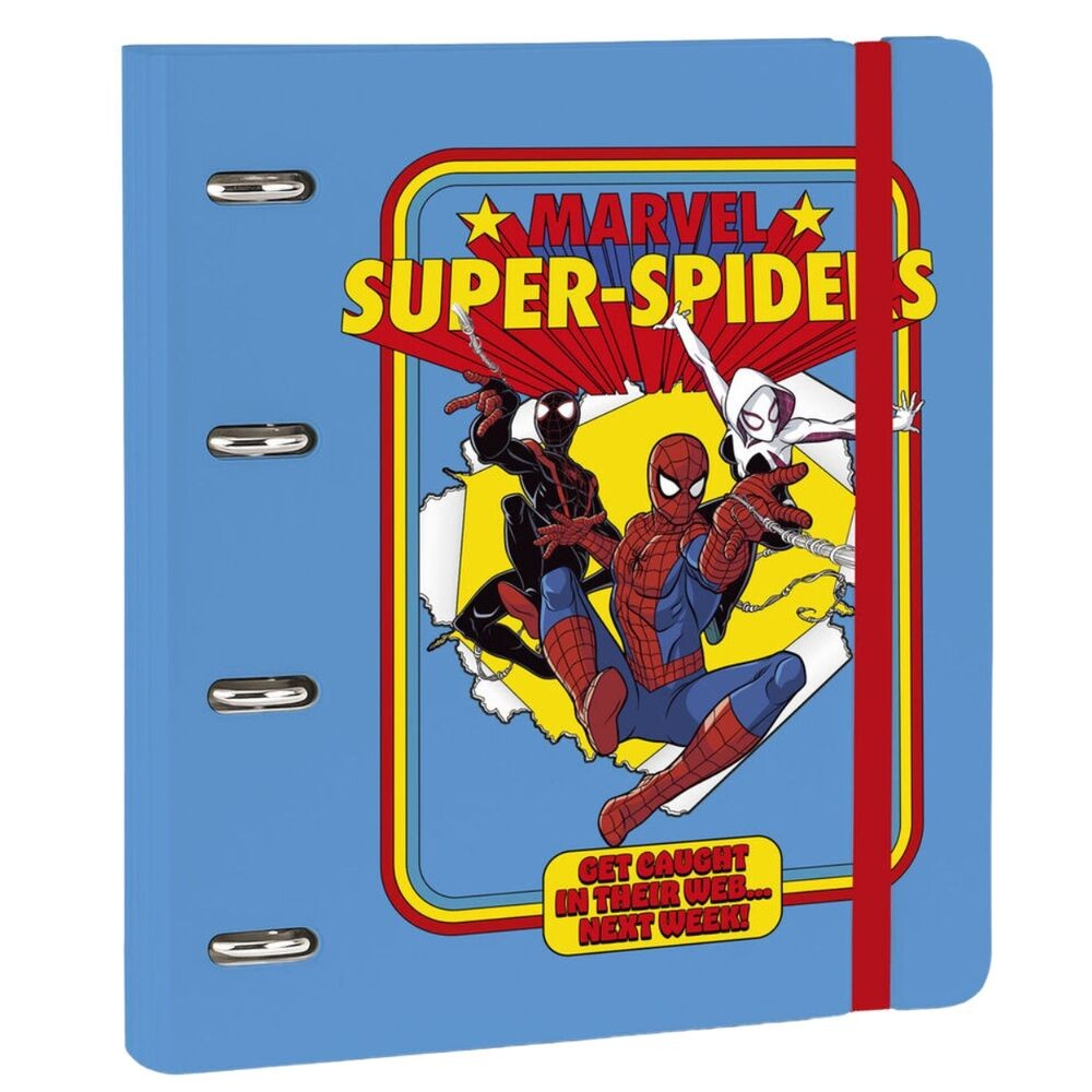 Carpeta 4 anillas Spiderman Marvel