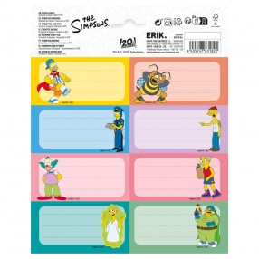 Etiquetas adhesivas Los Simpsons