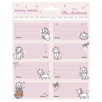 Etiquetas adhesivas Marie Los Aristogatos Disney