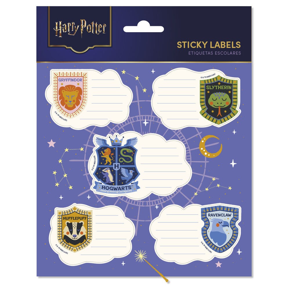 Etiquetas adhesivas premium Harry Potter
