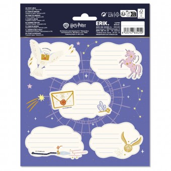 Etiquetas adhesivas premium Harry Potter