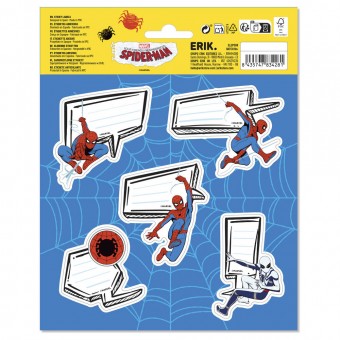 Etiquetas adhesivas premium Spiderman Marvel