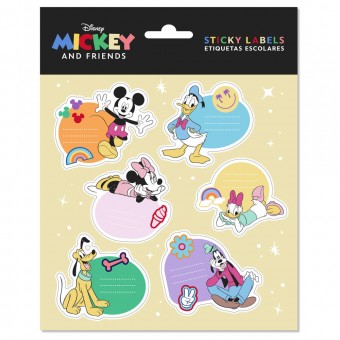 Etiquetas adhesivas premium Mickey y Amigos Disney