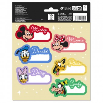 Etiquetas adhesivas premium Mickey y Amigos Disney
