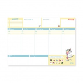 Planificador semanal A4 Pedrita Parker