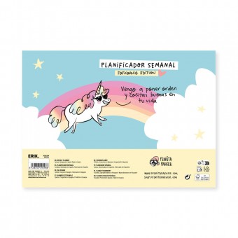 Planificador semanal A4 Pedrita Parker