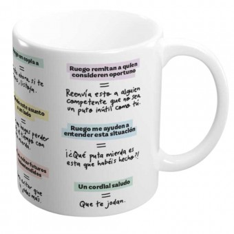 Taza Como Escribir Email Pedrita Parker