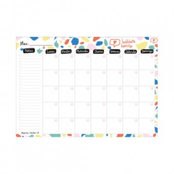 Planificador mensual A4 Hablate Bonito Pedrita Parker