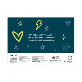 Planificador semanal productividad A4 Pedrita Parker