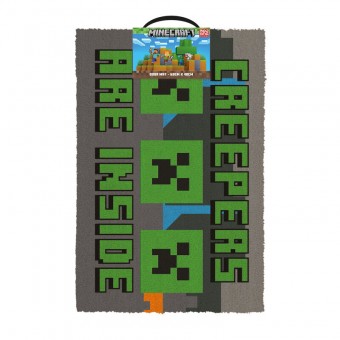 Felpudo Creepers Minecraft