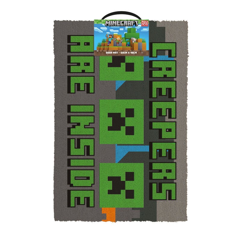 Felpudo Creepers Minecraft