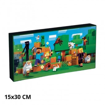 Lienzo con Luz Minecraft