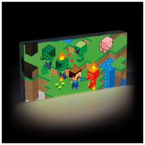 Lienzo con Luz Minecraft