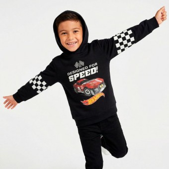 Sudadera capucha Hot Wheels