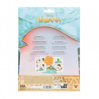 Set imanes troquelados Vaiana Moana Disney