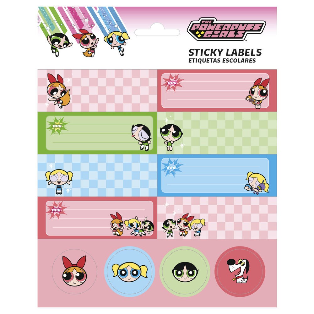 Etiquetas adhesivas Las Supernenas