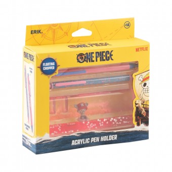 Base acrilica + lapiz y boligrafo Chopper One Piece