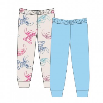 Set 2 pantalones Stitch Disney surtido