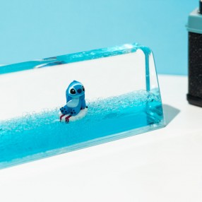 Base acrilica + lapiz y boligrafo Stitch Disney