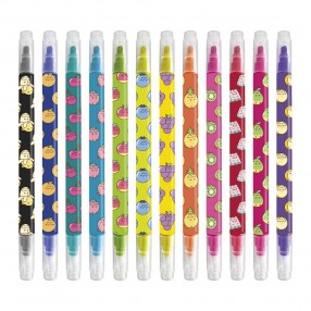 Set 12 rotuladores borrables Fruits Pusheen