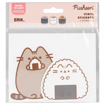 Set 2 pegatinas vinilo Sushi Roll Pusheen