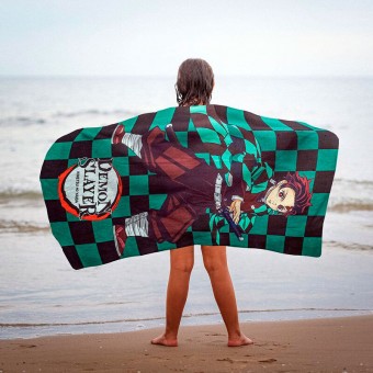 Toalla Demon Slayer Kimetsu no Yaiba microfibra