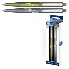 Set 2 Boligrafos The Mandalorian Star Wars