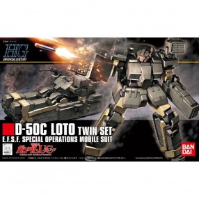 Maqueta HGUC 1/144 D-SOC Loto Twin set Mobile Suit Gundam