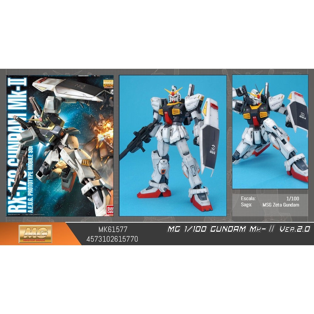 Maqueta MG 1/100 MK-II ver 2.0 Mobile Suit Gundam