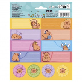 Etiquetas adhesivas Capibara