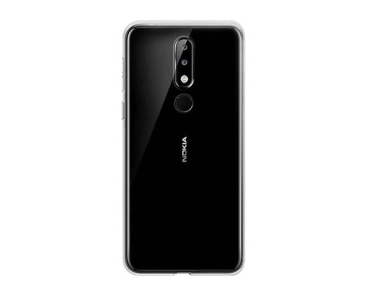 Inconsistente empujoncito Ambiente Funda Silicona Nokia 5.1 Plus Transparente Ultrafina