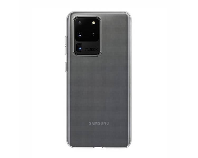 Funda Silicona Samsung Galaxy S20 Ultra Transparente Ultrafina