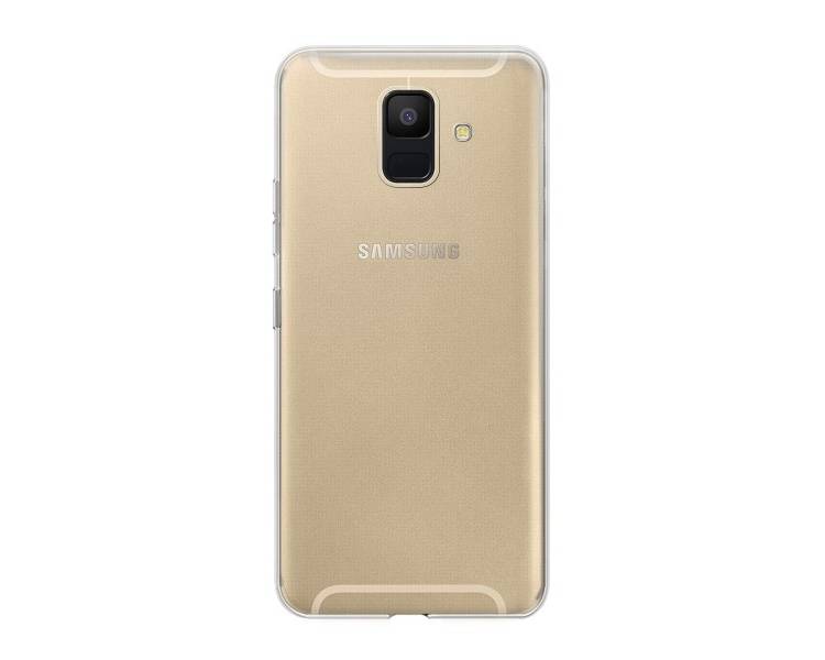 Funda Silicona Samsung Galaxy A6 Plus 2018 Transparente Ultrafina
