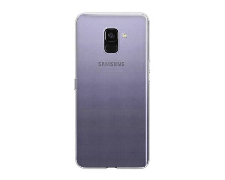 Funda Silicona Samsung Galaxy A8 2018 Transparente Ultrafina