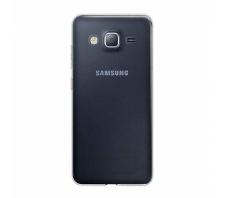 Funda Silicona Samsung Galaxy J3 2016 Transparente Ultrafina
