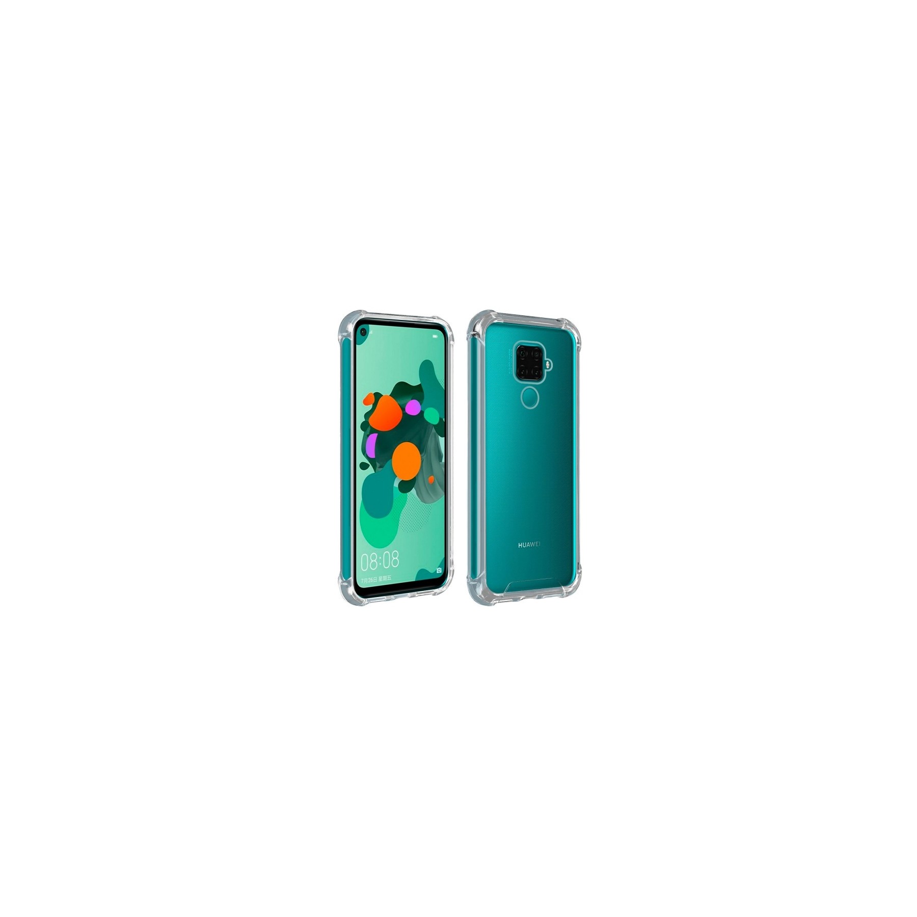 Funda Antigolpe Huawei Mate 30 Lite Gel Transparente con esquinas Reforzadas