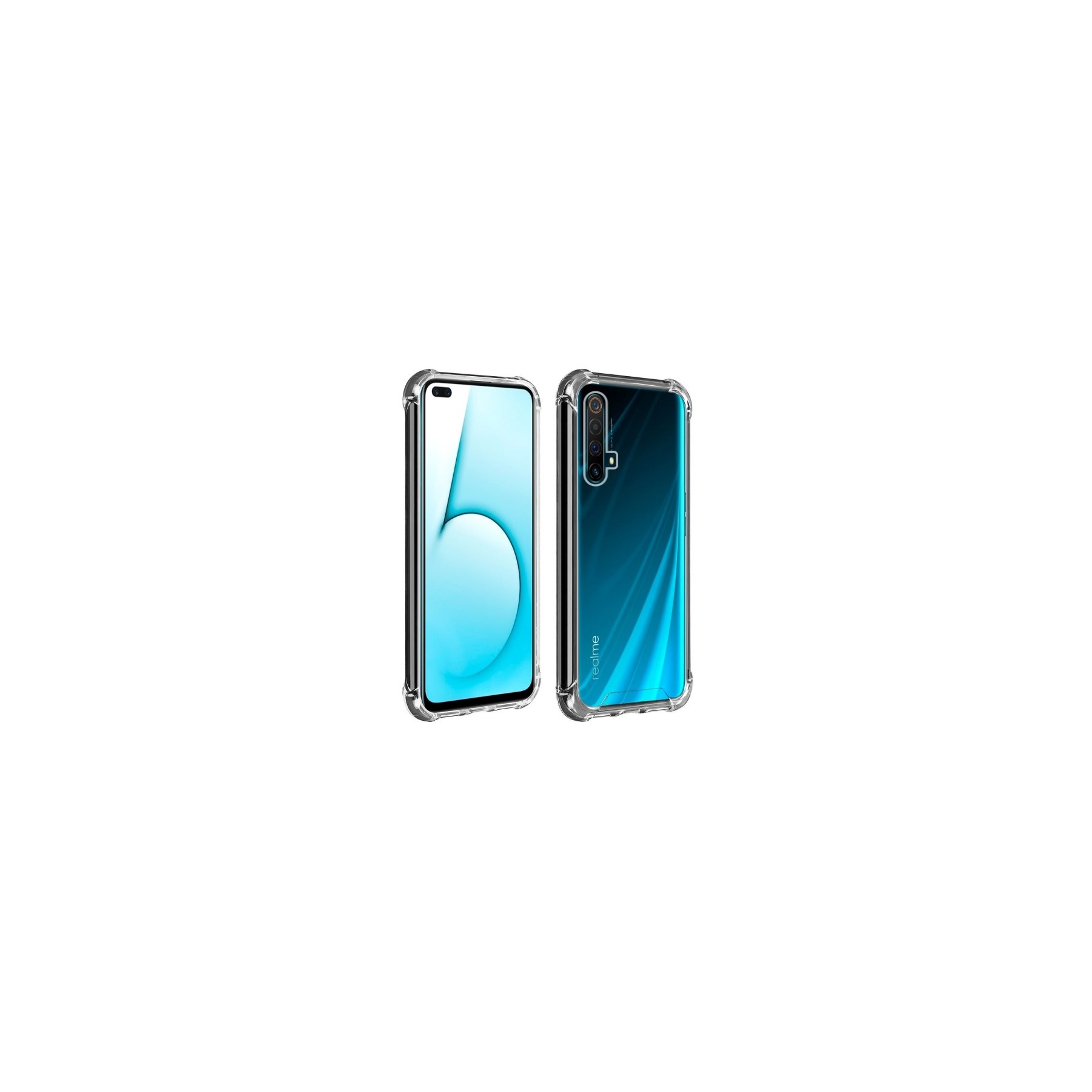 Funda Antigolpe Realme X50 Gel Transparente con esquinas Reforzadas