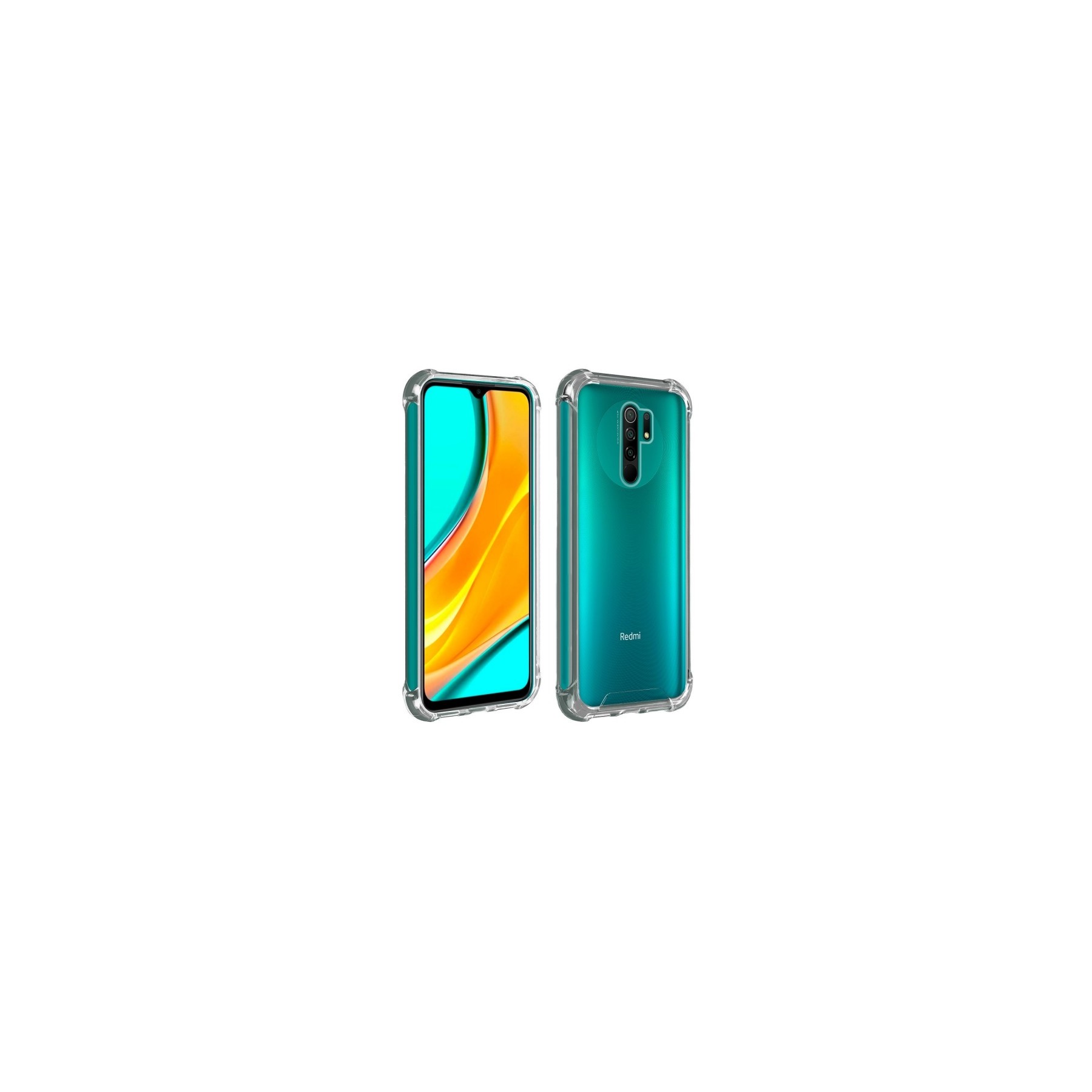 Funda Antigolpe Xiaomi Redmi 9 Gel Transparente con esquinas Reforzadas