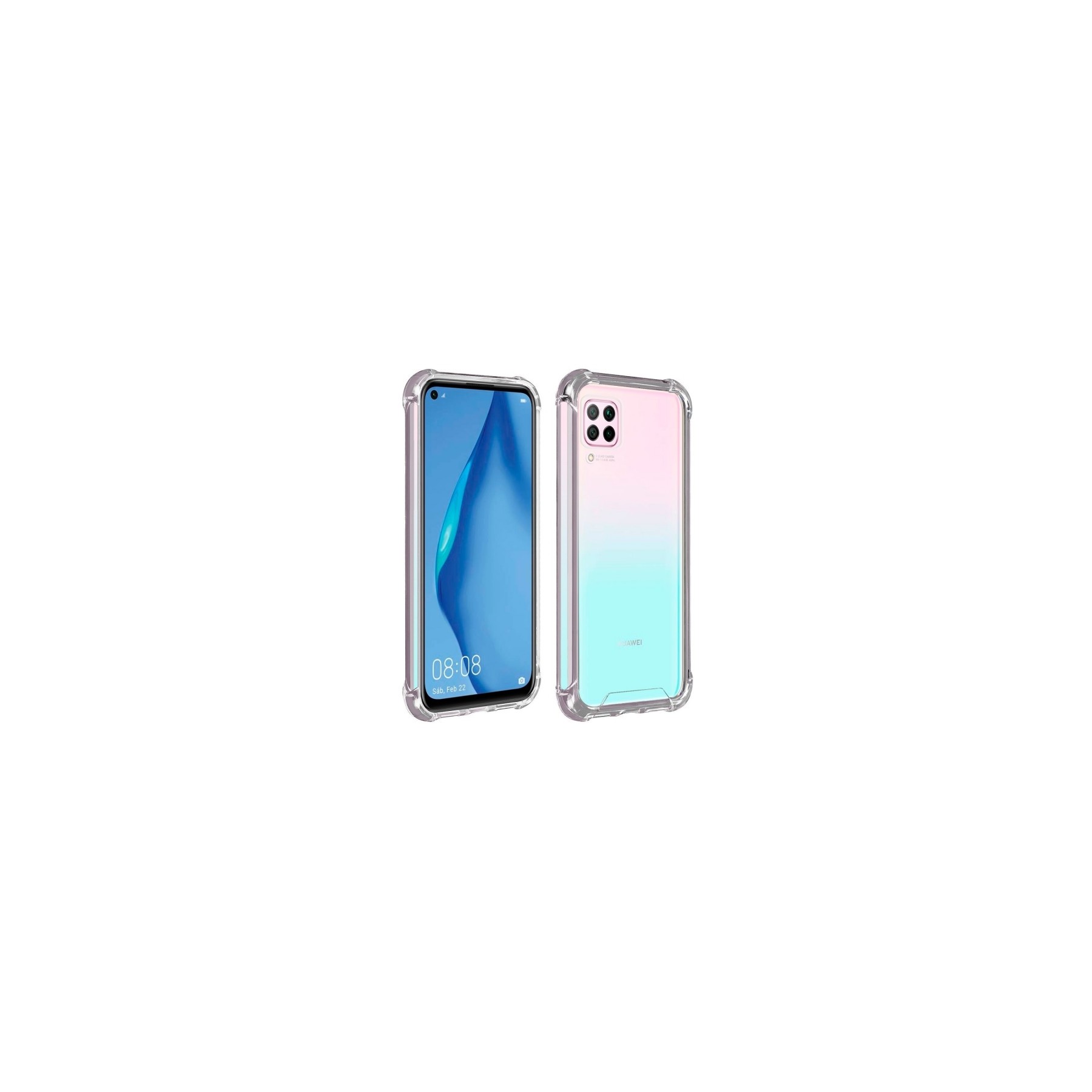 Funda Antigolpe Huawei P40 Lite Gel Transparente con esquinas Reforzadas