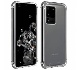 Funda Antigolpe Samsung Galaxy S20 Ultra Gel Transparente con esquinas Reforzadas